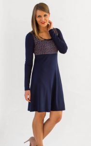 Kleid Millefleur Blau Modell Ava Fee Und Helden