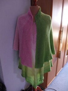 Kleid Mit Cape Material 100 Farbspiele Farbe Christrose