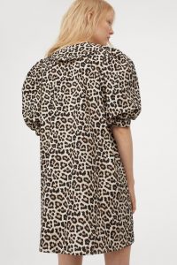 Kleid Mit Kragen  Hellbeige/Leopardenmuster  Ladies  H