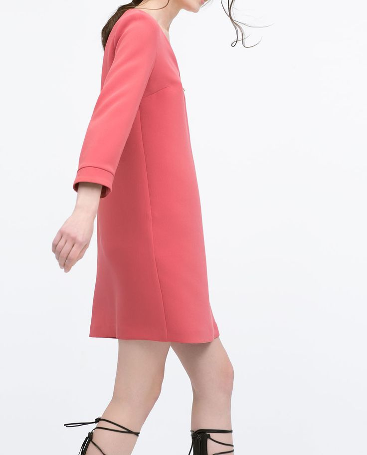 Kleid Mit Reissverschluss Vorne  Vrouw Mode Zara