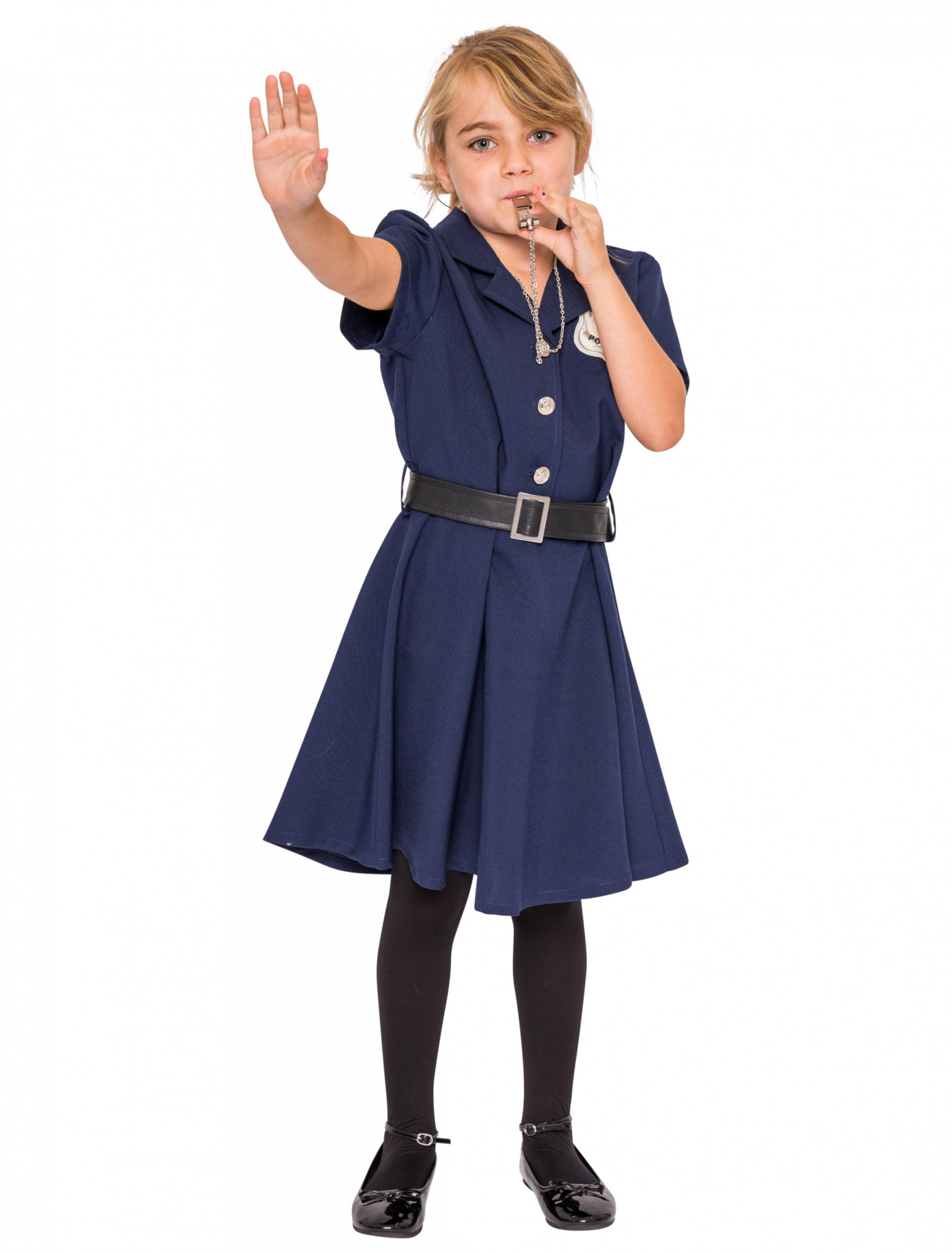 Kleid Police Kinder Blau Für Karneval  Fasching Kaufen