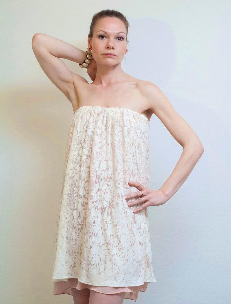 Kleid Roma Sommerkleid Boho Kleid Weiß  Online Shop
