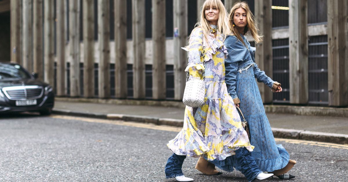 Kleid Über Hose Der Trend Von Der London Fashion Week