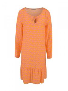 Kleid Von Smith  Soul  Mit Animal Print  Orange