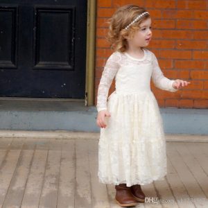Kleid Weiß Lang Mädchen. ⭐ Maxikleider Für Kinder &amp; Lange