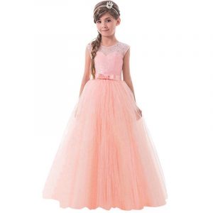 Kleine Prinzessin Spitze Kleid Für Mädchen Kleidung
