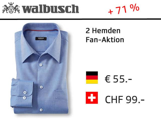 Konsum  Walbusch Sorgt Für Rote Köpfe Bei Schweizer