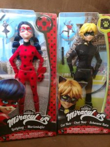Ladybug Y Cat Noir Miraculous Bandai Tamaño Barbie Nuevos