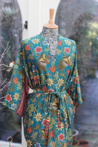 Lange Seide Kimono Robe Muttertag Kleid Vintage Kimono  Etsy