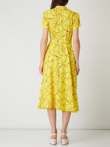 Lauren Ralph Lauren Blusenkleid Mit Kettenmuster In Gelb