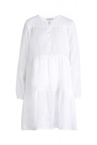 Leinenkleid Weiß  0039 Italy » Günstig Online Kaufen