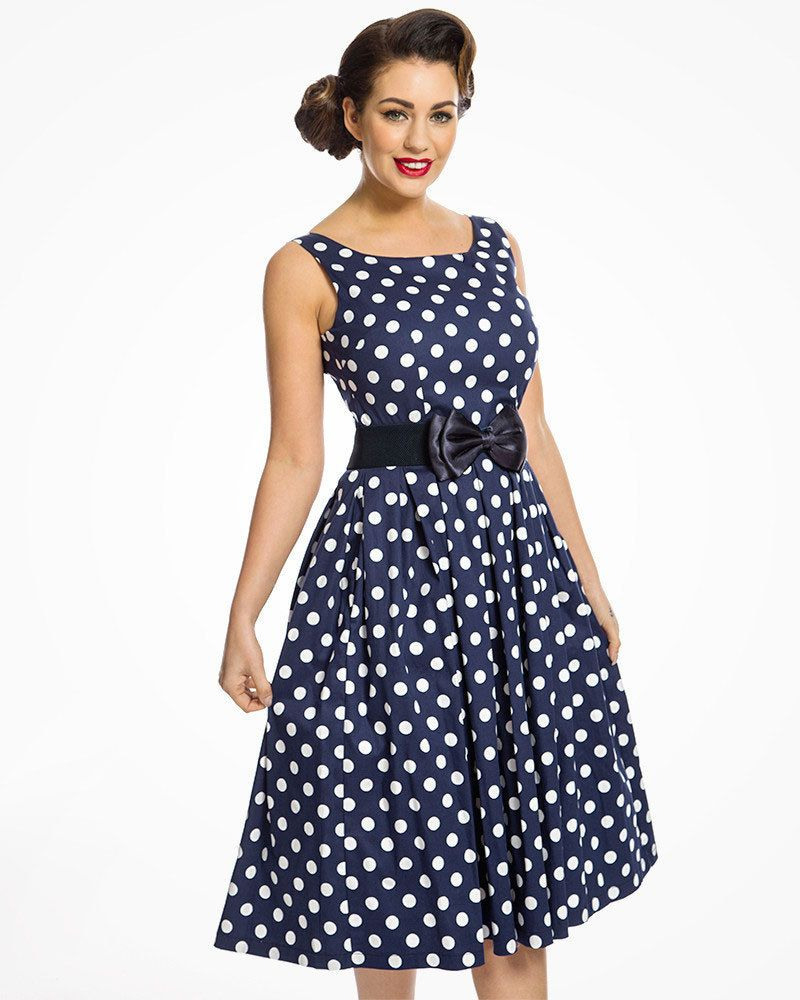 Lindy Bop 50Er Jahre Vintage Retro Punkte Petticoat Kleid