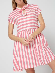Love Moschino Kleid Mit Streifenmuster In Rosé Online