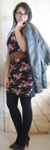 Lucciola Outfit Blümchenkleid Mit Strumpfhose Und