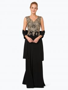 Luxuar Fashion Damen Abendkleid Mit Stola Online Kaufen