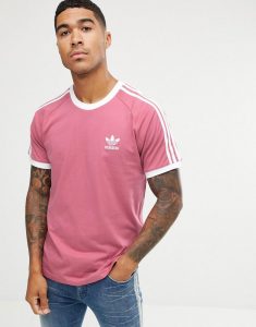 Lyst  Adidas Originals California Tshirt In Pink In Pink