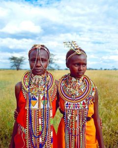 Maasai Girlsmassai Mara National Parkkenya  African