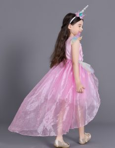 Mädchen Einhorn Prinzessin Kostüm Regenbogen Kleid