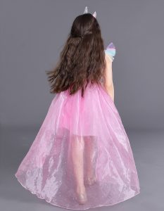 Mädchen Einhorn Prinzessin Kostüm Regenbogen Kleid