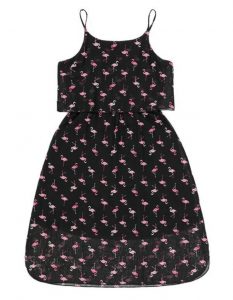 Mädchen Kleid Mit Flamingoprint Von Takko Fashion Ansehen