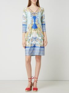 Malvin Kleid Mit Zierperlen In Blau / Türkis Online Kaufen