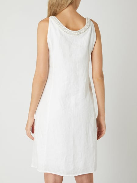 Malvin Leinenkleid Mit Ziersteinen In Weiß Online Kaufen