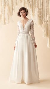 Marylise 2020  Brautkleid Vintage Kleid Hochzeit