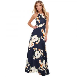 Maxi Long Dress 2019 Summer Dresses Women Floral Print