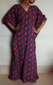 Maxikleid Mit Kaftan Indische Kleid  Kleider Indisches