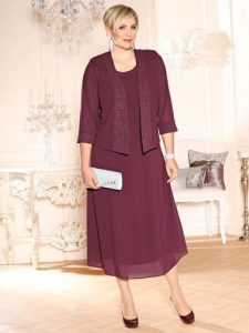 Meyer Mode M Collection Kleid Mit Jacke  Kleid Mit