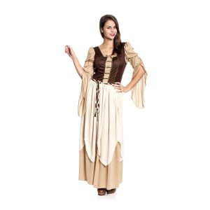Mittelalter Magd Damen Kostüm Komplett Mit Tasche