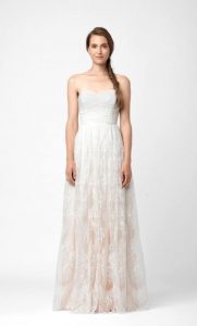 Modern Feminin Elegant Lässig Brautmode  Brautmode Kleid