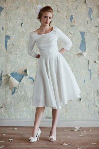 Moderne Midi Brautkleider  Ein Hauch 50S Glamour Für Ihre