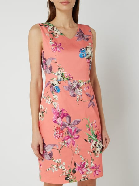 Montego Kleid Mit Floralem Muster In Rot Online Kaufen