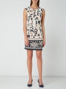 Montego Kleid Mit Floralem Muster In Weiß Online Kaufen