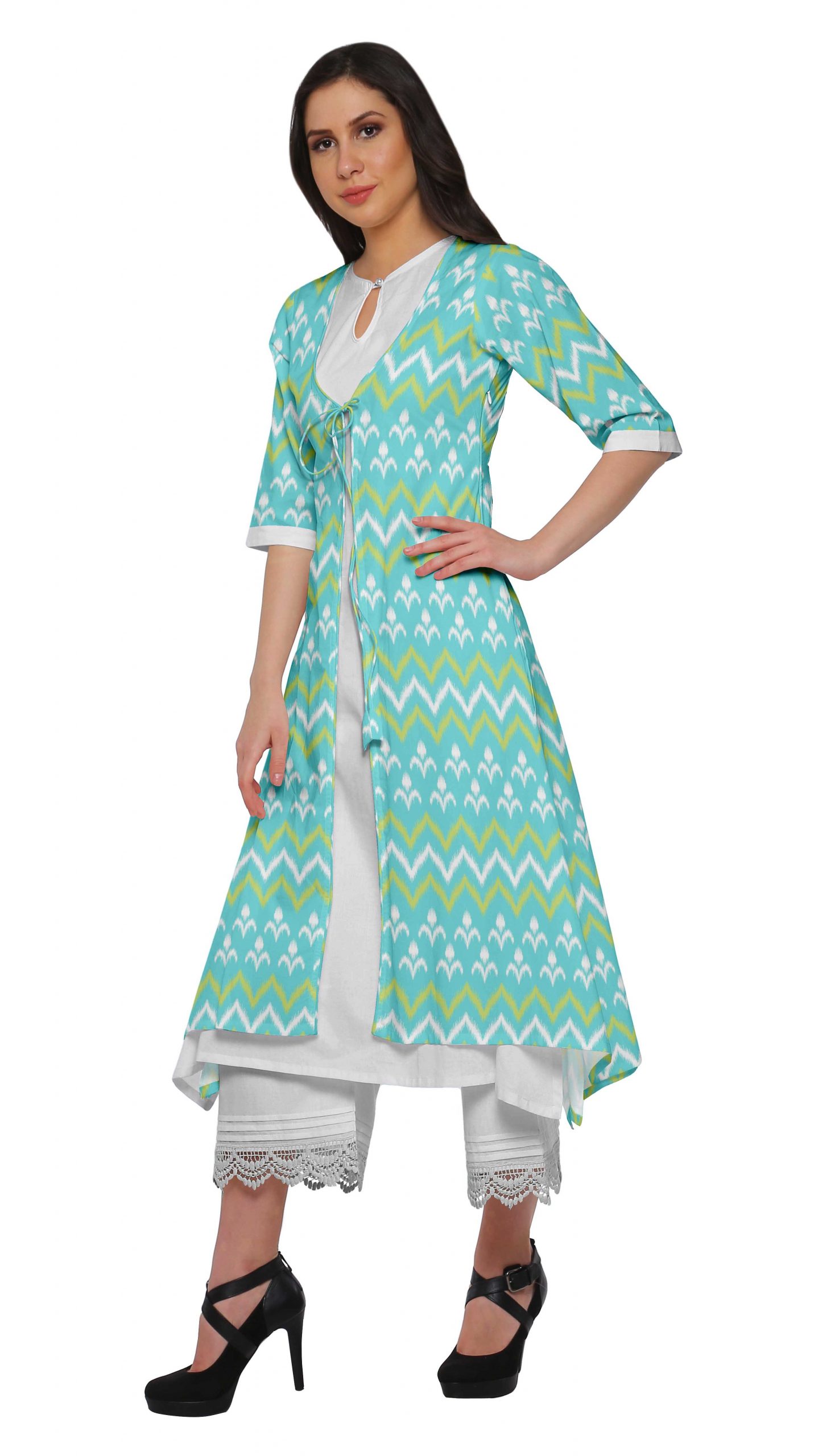 Moomaya 3 Stück Indische Kleidung Für Frauen Chanderi