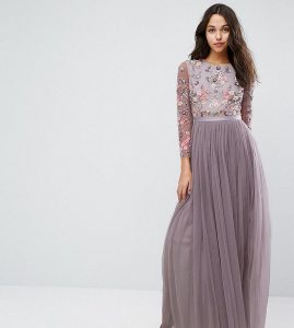 Needle  Thread Ditsy Scatter Tulle Gown At Asos