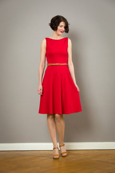 New Collection  Red Dress Tiffanyjekyll Und Kleid