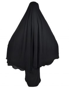 Niqabkhimar Schwarz  Islamische Kleidung Hidschab Kleidung