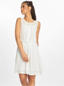 Only Damen Kleid Onlcherry Sl In Weiß 603025