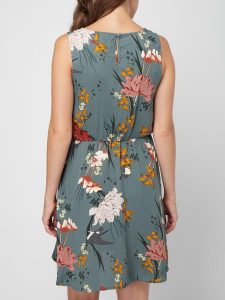 Only Kleid Mit Floralem Muster In Grün Online Kaufen