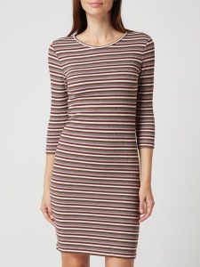 Only Kleid Mit Streifenmuster In Gelb Online Kaufen