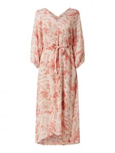 Part Two Kleid Aus Krepp Mit Taillenband In Rosé Online