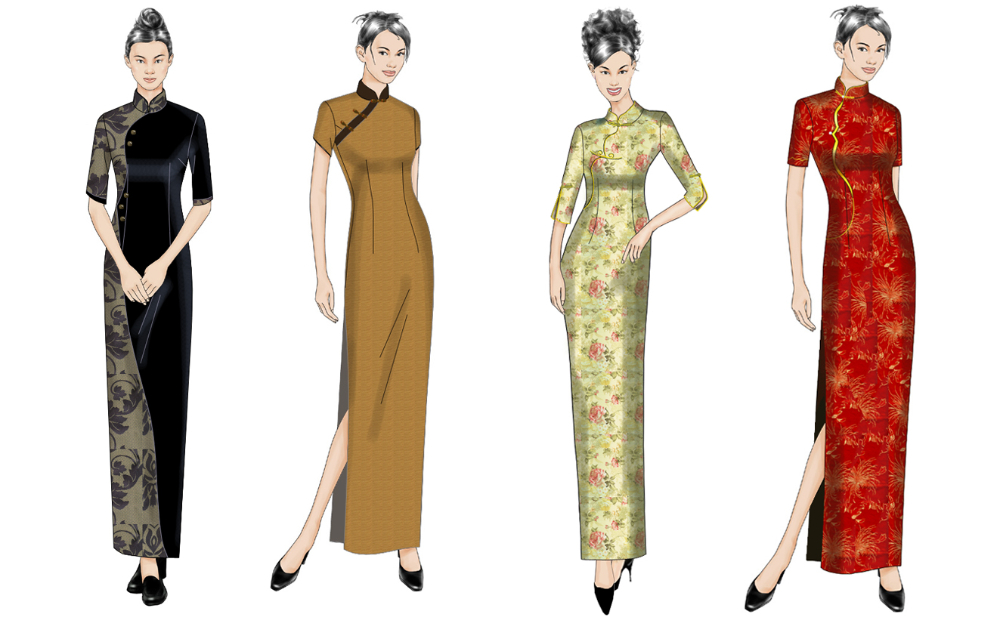 Pin Von Cheongsamfan Deacon Auf Drafts With Chinese Dresses