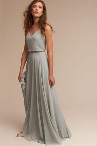Plain Mint Evening Dress | Kleider Hochzeit, Brautjungfern