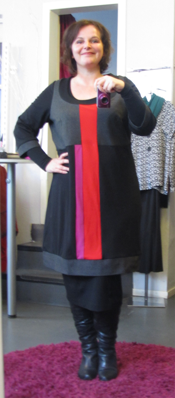 Plus Size Outfit No 13  Colourblocking Kleid Von