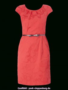 Prämie Comma Rotes Kleid Comma Kleid Mit Floralem Muster