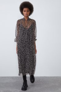 Printed Tulle Dress  View Alldresseswoman  Zara United