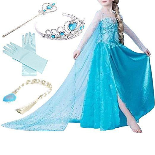 Prinzessin Kostüm  Glitzer Prinzessinnenkleid Für Mädchen