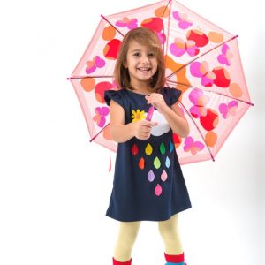 Regenbogen Mädchen Kleid Regenbogen Kleid Regentropfen  Etsy